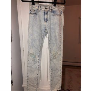 Carmar acid wash jeans